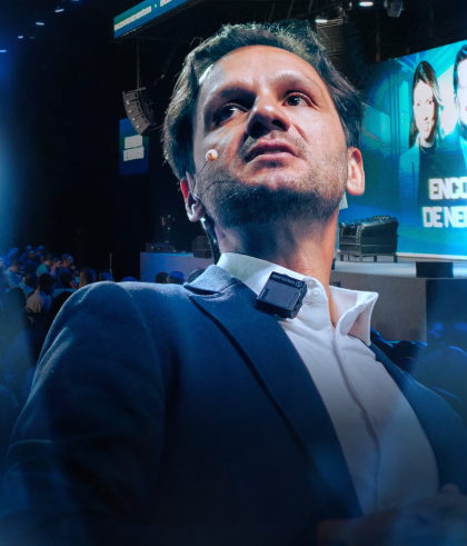 Antonio Fogaça em evento empresarial